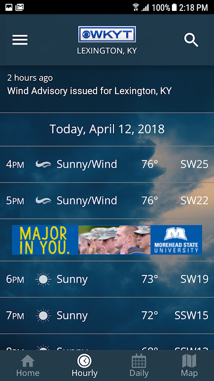 WKYT Weather Schermafbeelding 2