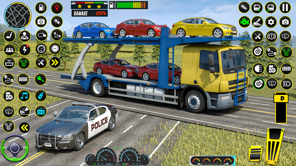 Cargo Truck Simulator Games 3D 螢幕截圖 3