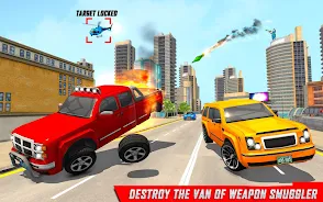 Traffic Car Shooting Games 螢幕截圖 1