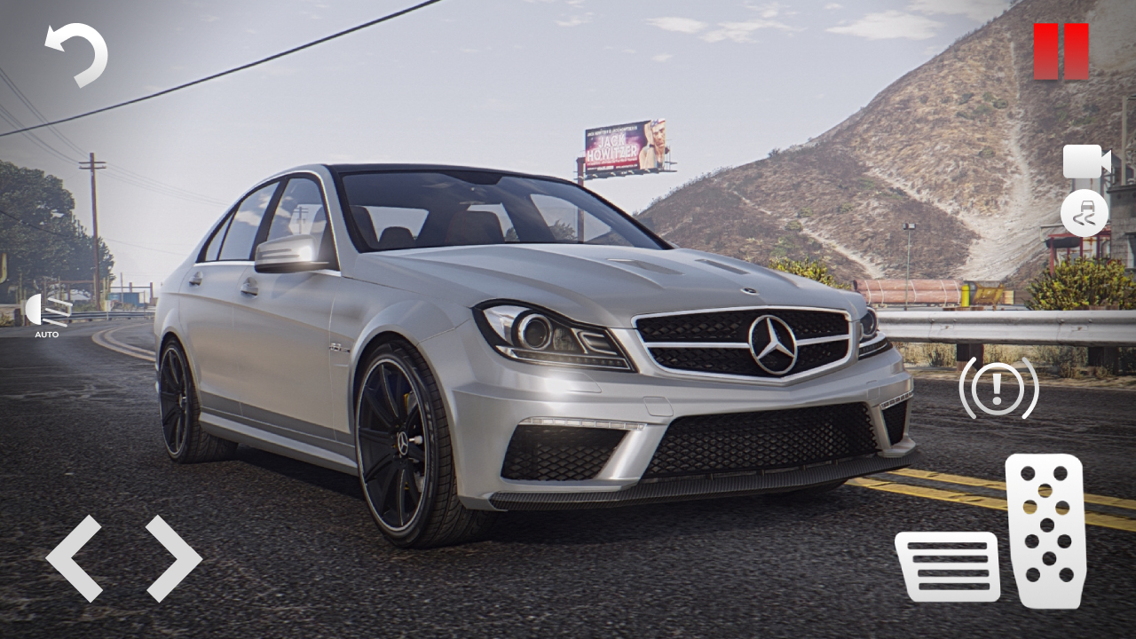 Car Driver Mercedes C-Class 63 스크린샷 0