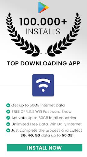 Daily Internet Data 50 GB MB スクリーンショット 0