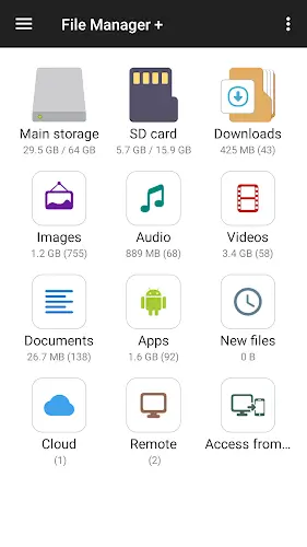 File Manager Ảnh chụp màn hình 0