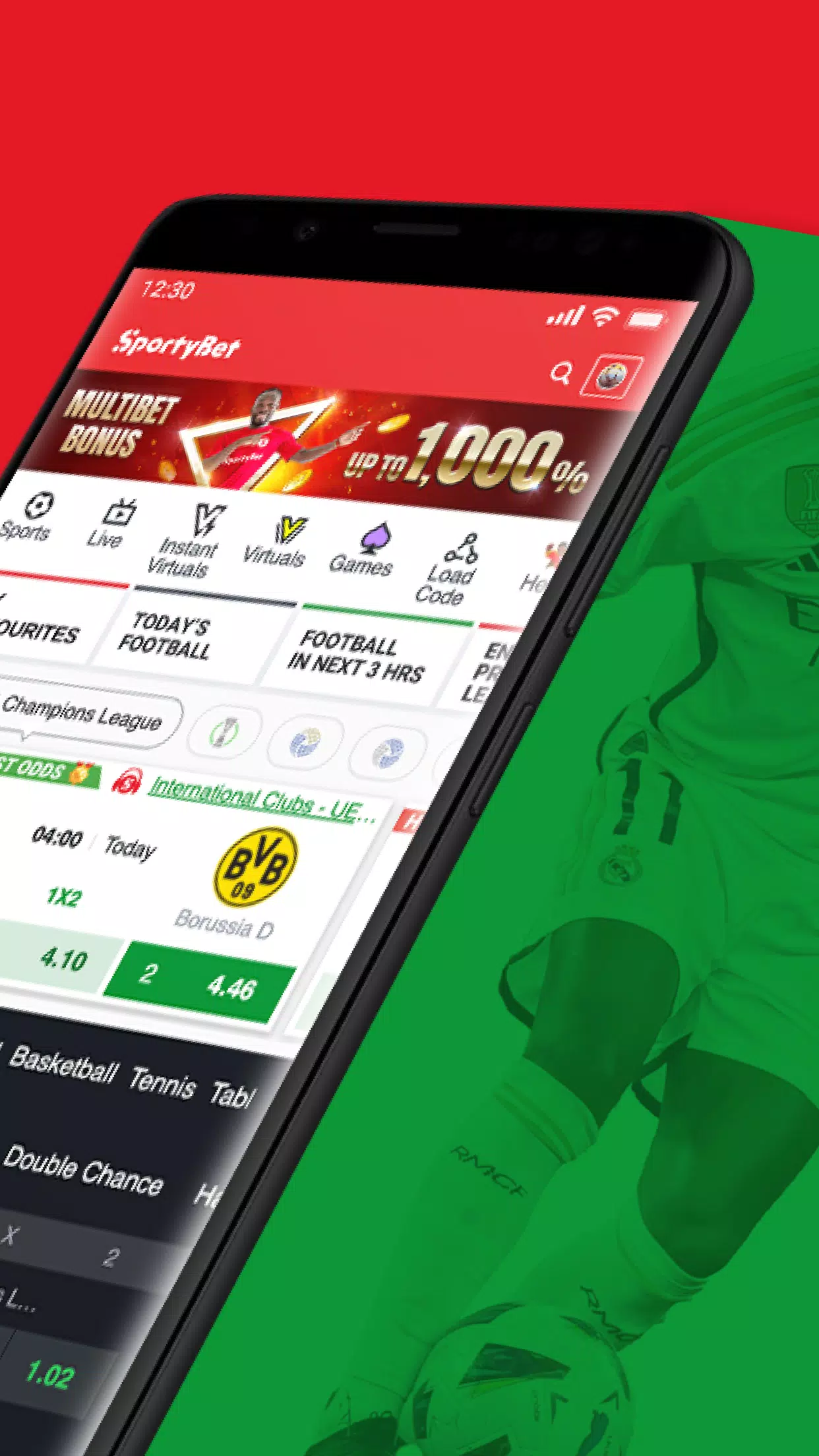 SportyBet স্ক্রিনশট 1