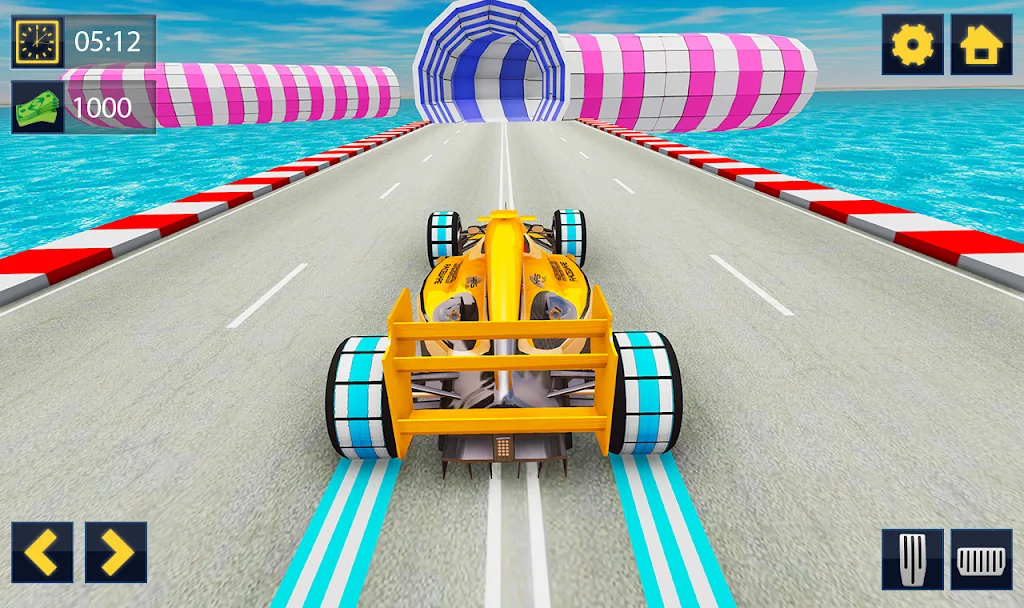 Impossible Formula Car Racing Stunt New Free Games स्क्रीनशॉट 0