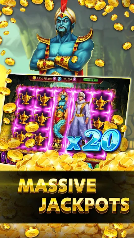 Manic Casino - Vegas Slots Party 螢幕截圖 1