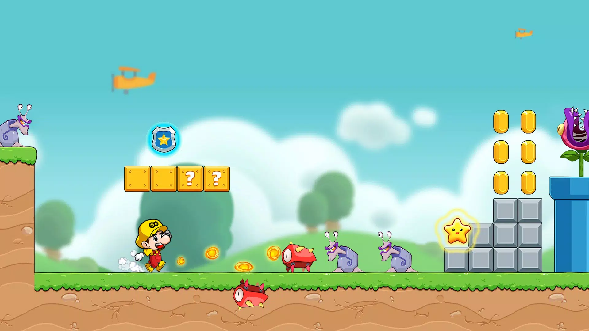 Bean's World Super: Run Games Ảnh chụp màn hình 1