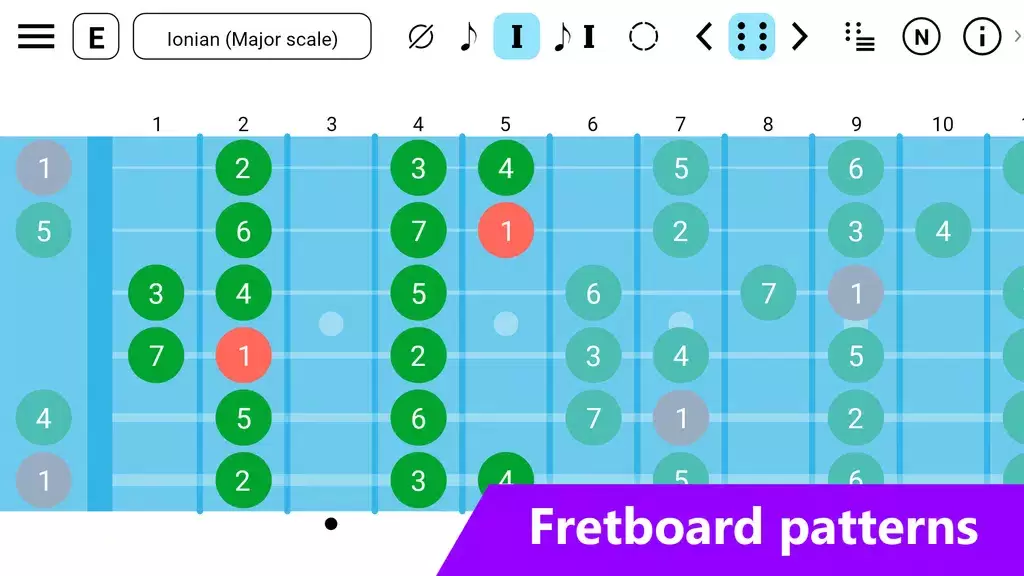 Guitar Fretboard: Scales Ảnh chụp màn hình 1