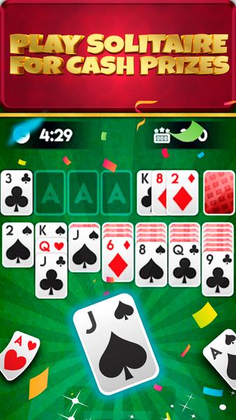 Solitaire Real Cash: Card Game Schermafbeelding 0