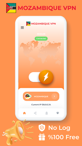Mozambique VPN - Private Proxy Schermafbeelding 2