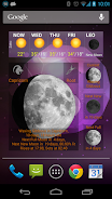 Moon Phase Widget 螢幕截圖 2