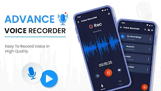 Advance Voice Recorder 螢幕截圖 0