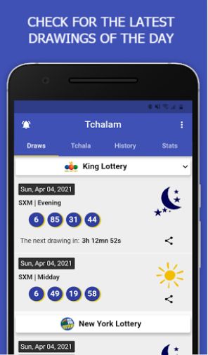 TCHALAM: Lottery with Haitian Spiritual Numbers 스크린샷 1