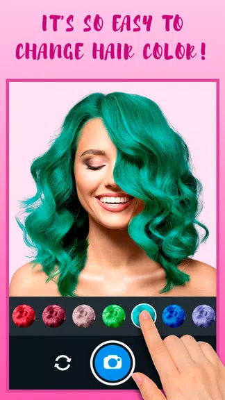 Hair Color Changer Zrzut ekranu 1