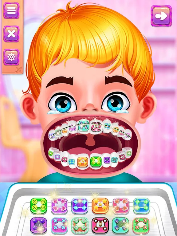 Mouth care doctor dentist game Ảnh chụp màn hình 1