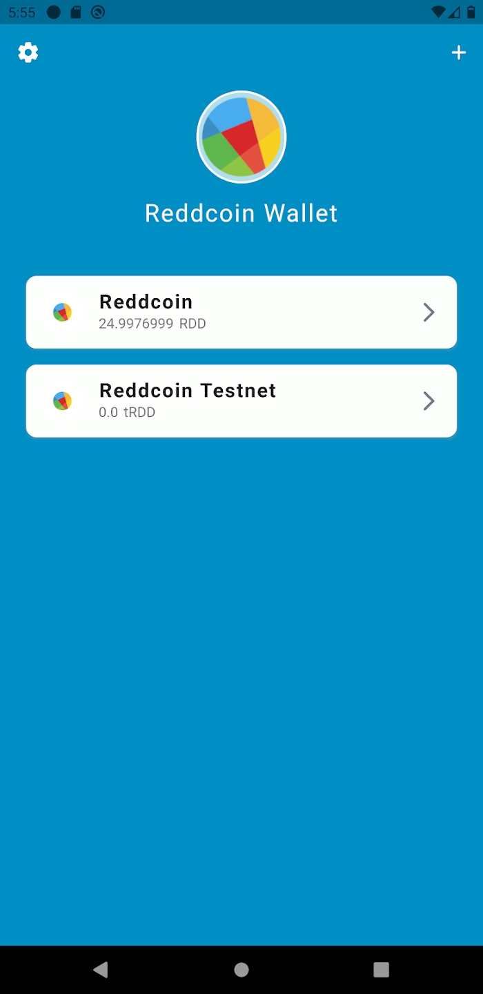 Reddcoin Mobile Wallet Zrzut ekranu 0