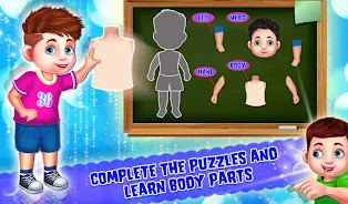 Kids Learning Human Bodyparts Schermafbeelding 2