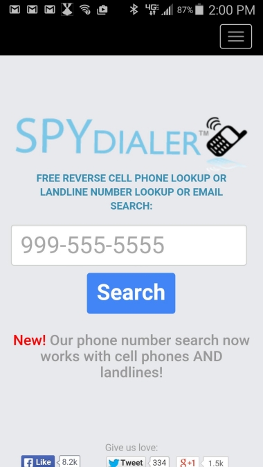 Spy Dialer স্ক্রিনশট 0