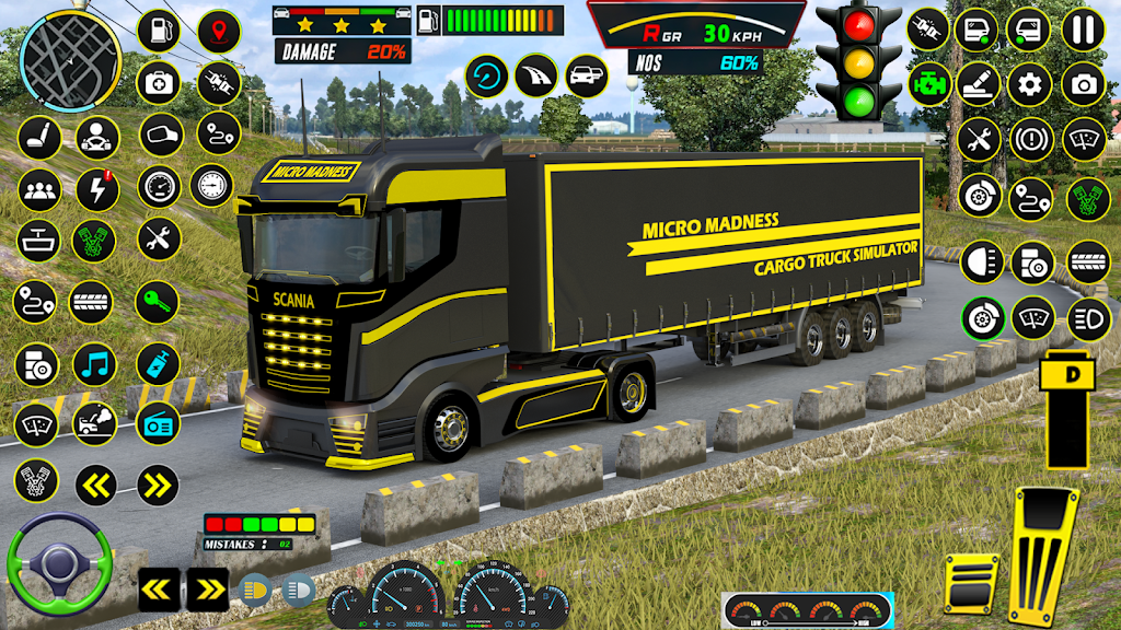 Cargo Truck Simulator Games 3D 螢幕截圖 1