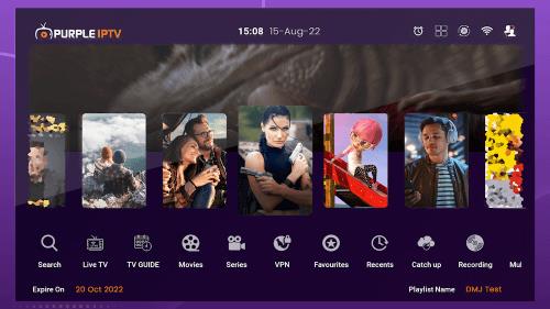 Purple IPTV Tangkapan skrin 0