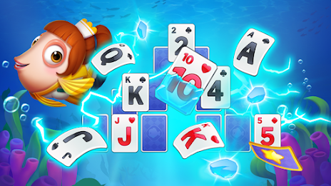 Solitaire TriPeaks Fish 스크린샷 1