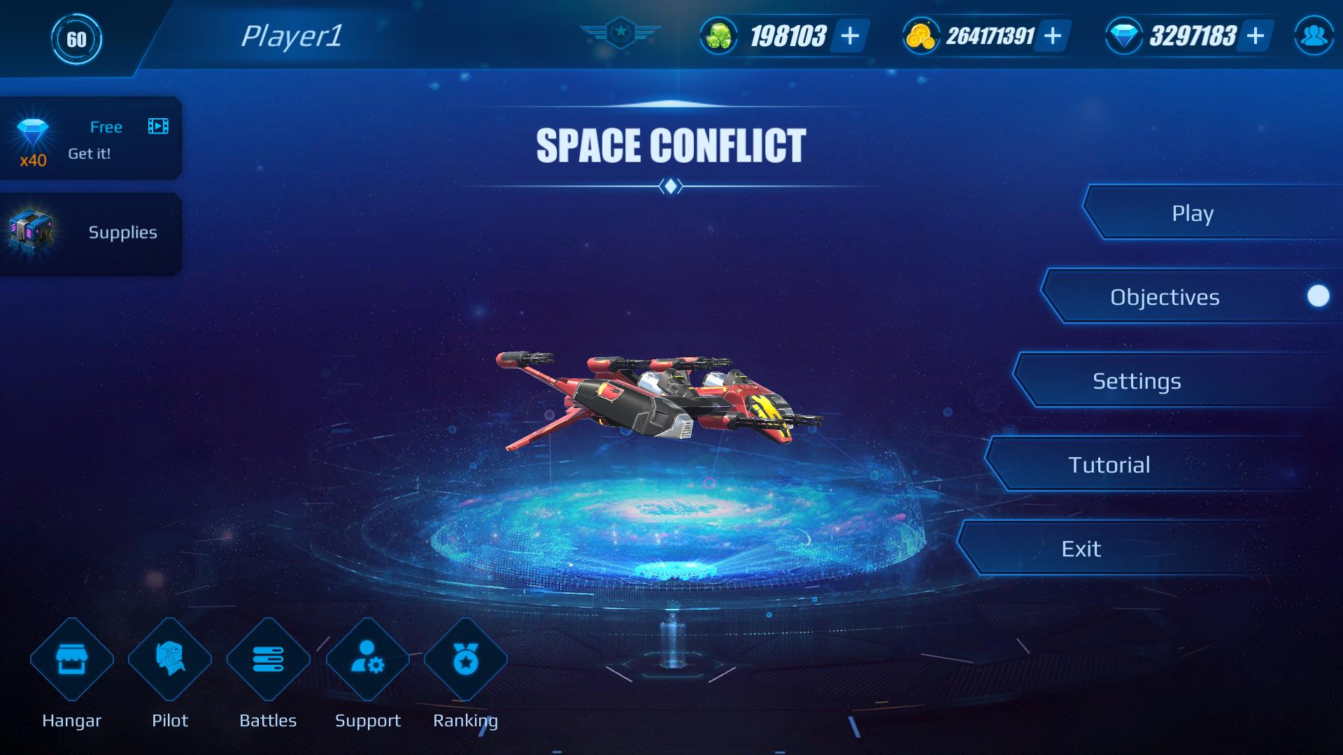 Space Conflict Zrzut ekranu 1