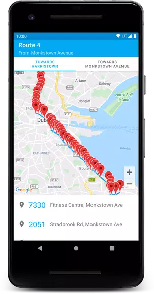 Next Bus Dublin Screenshot 2