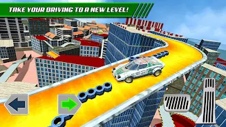 Roof Jumping Car Parking Games Скриншот 3