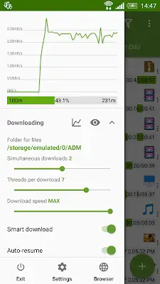 Advanced Download Manager ဖန်သားပြင်ဓာတ်ပုံ 1