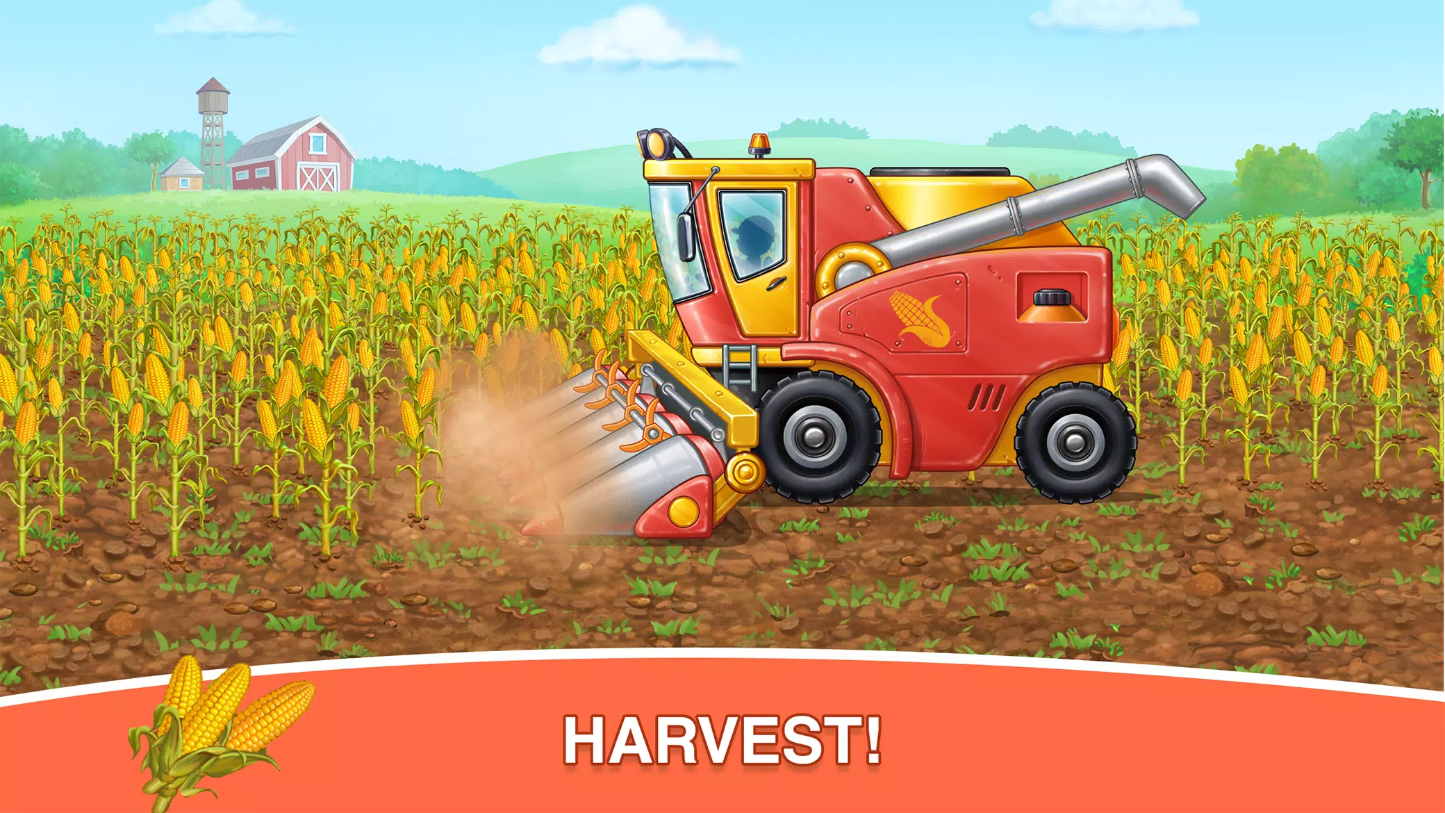 Corn Harvest Baby Farming Game Screenshot 3