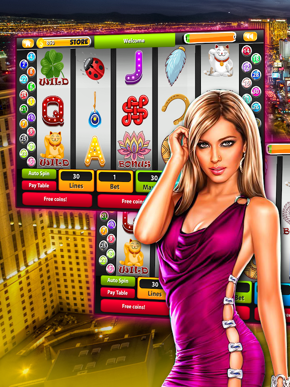 Lucky Vegas Slots - Free Vegas Schermafbeelding 2