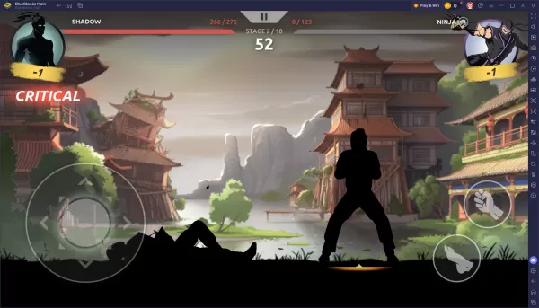 Beginner combat techniques in Shades: Shadow Fight Roguelike