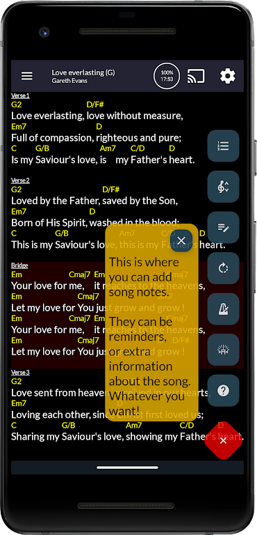 OpenSongApp - Songbook Tangkapan skrin 1