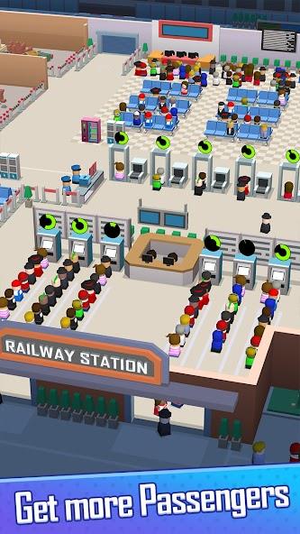 Railway Tycoon - Idle Game Mod Скриншот 3