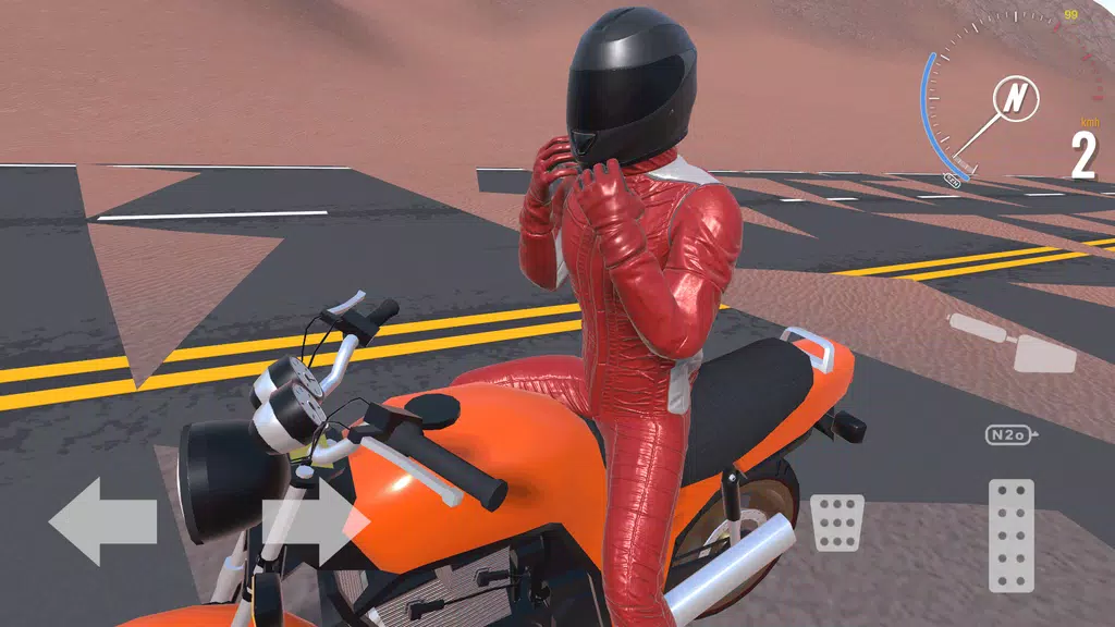 Real Moto Bike Race Simulator Capture d'écran 2