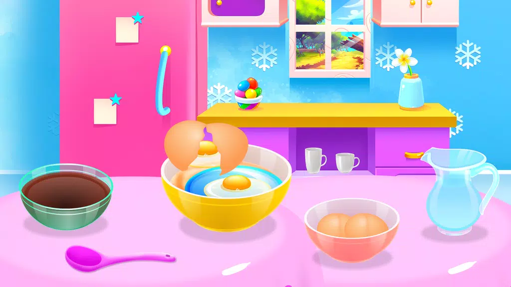 Colorful Muffins Cooking Captura de pantalla 2