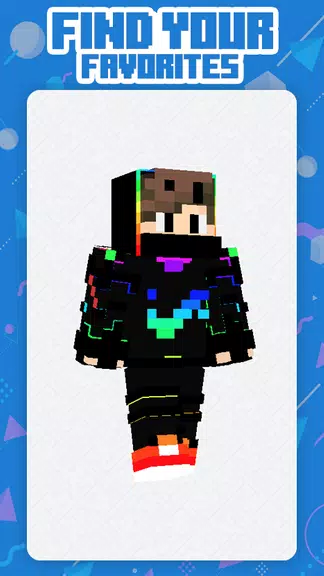 Neon Squad Skin Minecraft Ảnh chụp màn hình 2