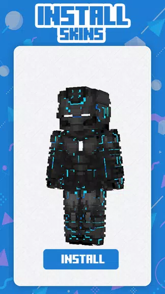 Neon Squad Skin Minecraft Ảnh chụp màn hình 3