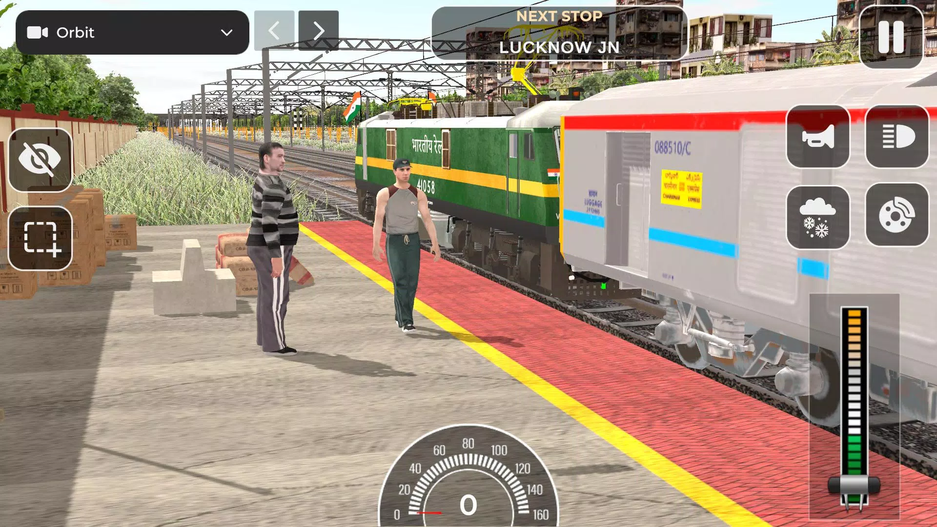 Indian Railway Train Simulator Скриншот 1