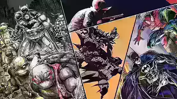 蝙蝠俠跨界漫畫封面