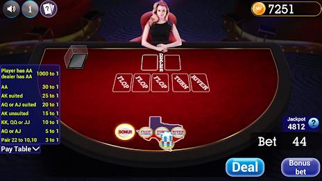 Texas Holdem Progressive Poker应用截图第1张