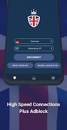 VPN UK: Fast VPN with Adblock Zrzut ekranu 3