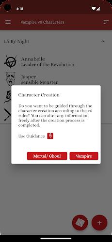 Vampire v5 Characters Screenshot 2