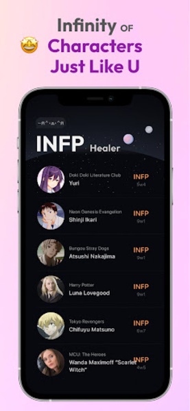 Pdbee: MBTI, Friends, Chat Скриншот 2