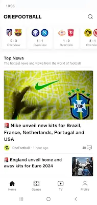 OneFootball-Fußball News Screenshot 0