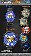 Comic Pow HD Watch Face Ekran Görüntüsü 0