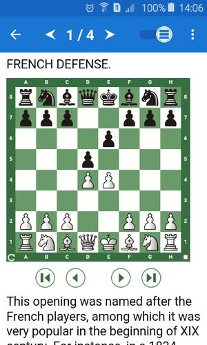 Chess Tactics: French Defense Capture d'écran 0