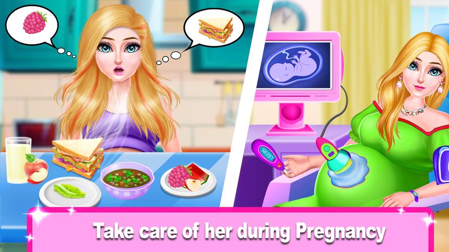 Pregnant Mommy Games Pregnancy 스크린샷 1