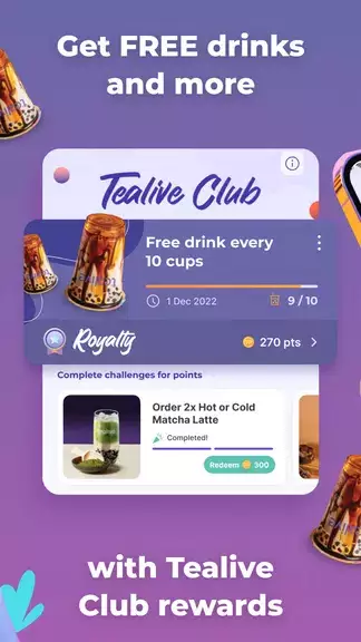 Tealive MY - Order Bubble Tea Ekran Görüntüsü 2