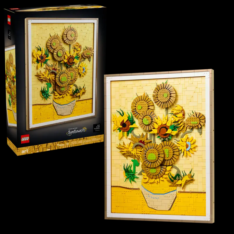 Lego van Gogh Sunflowers: Nghệ thuật ẩn giấu bất ngờ được tiết lộ