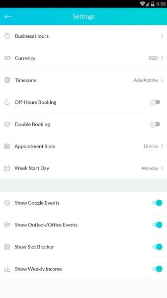 Setmore Appointment Scheduling Captura de tela 0